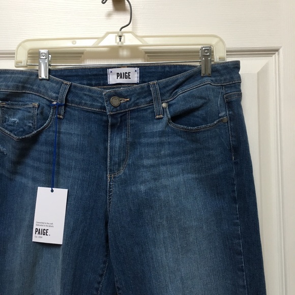 SOLD :: PAIGE Kylie Crop With Roll Up Jeans - Picture 6 of 6